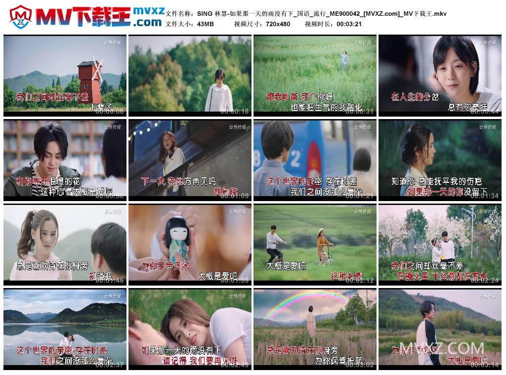 SING 林慧-如果那一天的雨没有下_国语_流行_ME900042